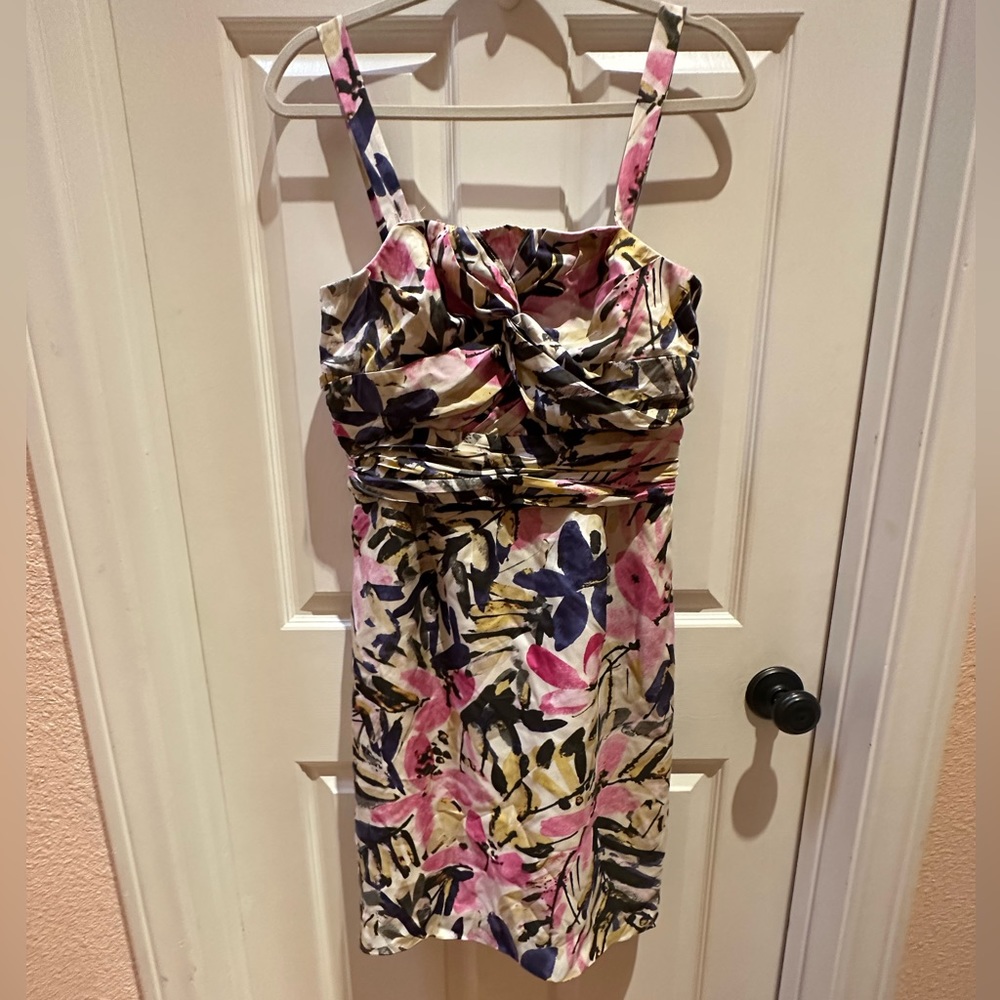 Banana Republic multi floral dress.